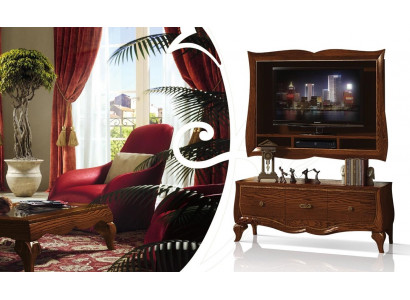 Lowboard RTV skříň Sideboard Skříň TV Dřevo Klasický Komoda Design Nový