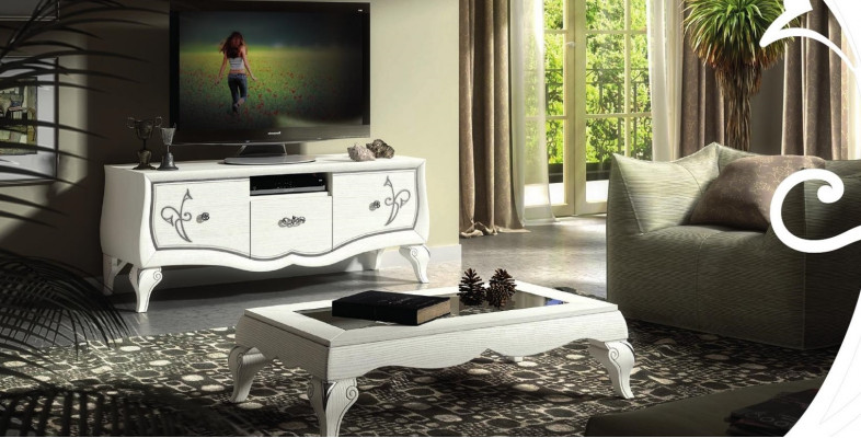 rtv Lowboard skříň Sideboard skříň televize Dřevo Moderní Komoda Design Nábytek Nový