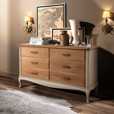Komody Dřevo Skříně Nábytek Kredence Komoda Sideboard Šatník Klasický nový