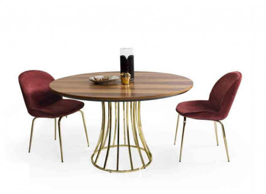 Kompletní jídelní stůl se sadou stolů a 2 židlí, jídelní sestava nábytku.