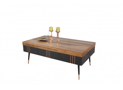 Kávový stůl Konferenční stolek Stůl Obývací místnost Stoly Rozkládací stůl Dřevo Pohovka 120x68 cm