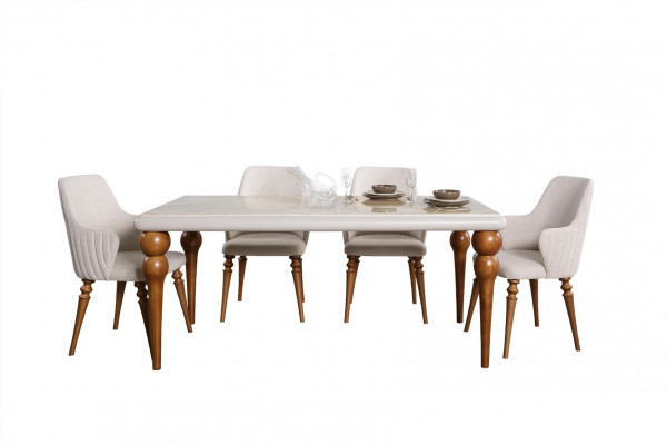 Židle židle luxusní design židle dřevo potah nový moderní jídelní pokoj nábytek dřevo