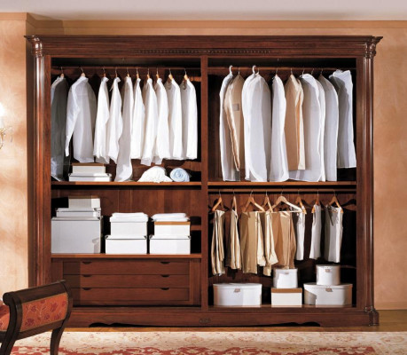 Šatník Skříň Skříně Italský nábytek Zařízení Ložnice Nový