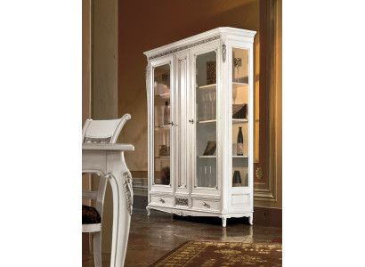 Design Anrichte Italienische Möbel Sideboard Designer Luxus Holz Vitrine Schrank  Designová komoda Italský nábytek Designer Luxus Dřevo Vitrína Skříň