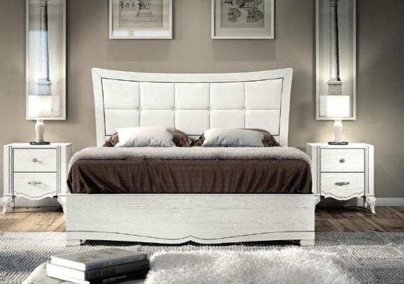 Schlafzimmer postel noční stolek postele dřevo sada moderní noční stolky 3dílný set.