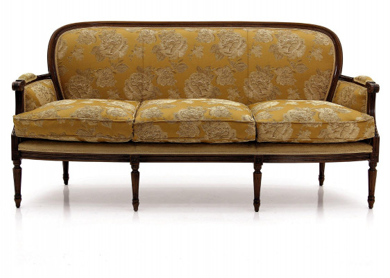 Sofač Polstrovaná 3místná pohovka Sedadla Trojsedáky Nový Design Klasická Pohovka