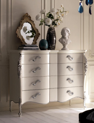 Obývací pokoj Dřevo Moderní Luxus Italský Design Komoda Nábytek Komoda Klasický.