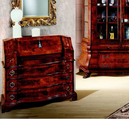 Komoda Design Komody Skříň Dřevo Nástěnná skříň Konzole Skříně Nábytek Hnědá Nový