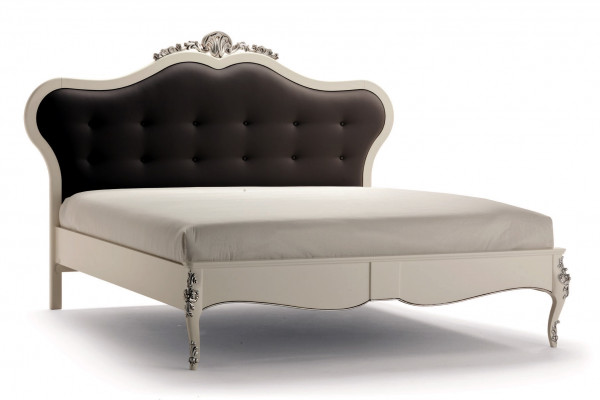 Ložnice Design luxus postel 180x200 textilní dvojitý rám postele Beige postele Nový