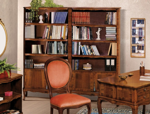 Regál na knihy dřevěný stojací elegantní hnědý regál na knihy nový.