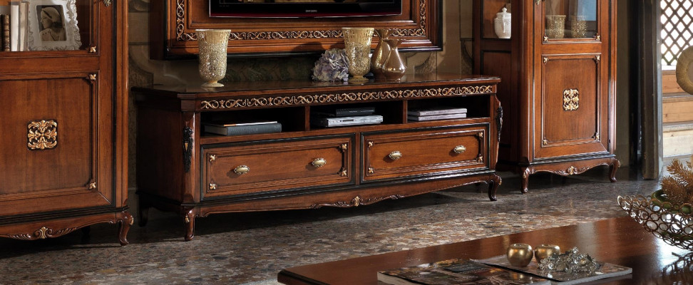 Design komoda skříň sideboard klasický styl obývacího pokoje komody lowboard RTV