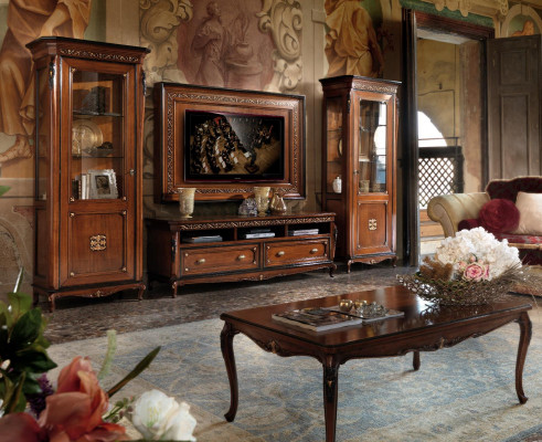 Design komoda skříň sideboard klasický styl obývacího pokoje komody lowboard RTV