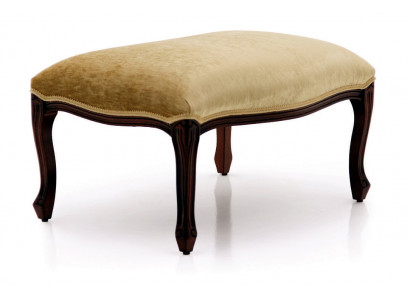 Bydlení Sedací lavice Sedadlo Textil Beige Design Taburet Polstrovaný taburet Podnož Nábytek