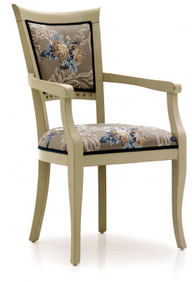 Jídelní židle Art déco s područkou, jídelní židle design textile luxusní, vícebarevné.