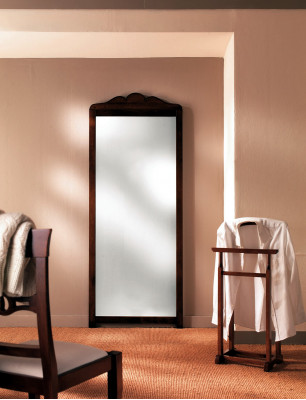 Klasický designérský rám z pravého dřeva XL zrcadlo 84*3*205cm Zrcadlový nábytek Nový