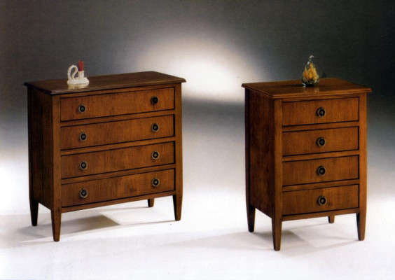 Sideboard Kommoden Sideboards 4 Schubladen Hochschrank Kommode Schrank Holz Neu --- Skříň Komody Skříně 4 šuplíky Vysoká komoda Skříň Dřevo Nový