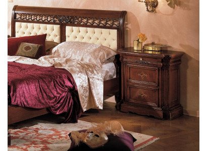 Noční stolek Beistelltisch Stůl Dřevo Stoly Nábytek Ložnice Sideboard Hnědý