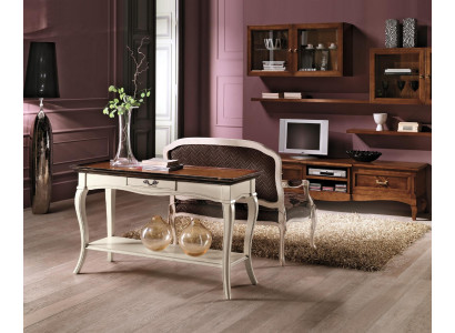 Konzolový noční stolek, noční stolek, moderní design, nábytek, dřevo, bílá, nový.