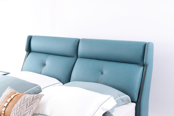 Postele Dvojité Hotelový Spací Pokoj Dřevo Nový 180x200cm Lůžko Polštář Design