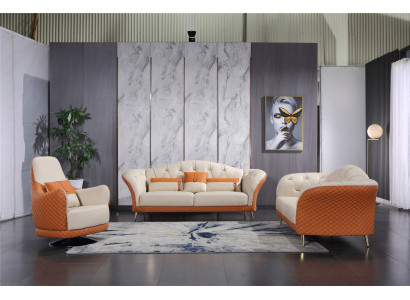 Moderní sedací souprava 3+2+1 Sitzer set design pohovka polstrování gaučů gaučen