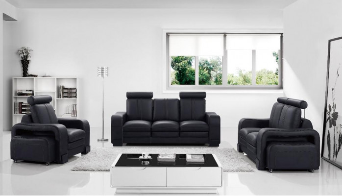 Sofínová sestava 3+1+1 posezení Set Design Polštářová pohovka Couch Moderne