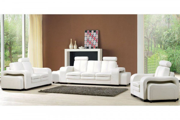 Sofínová sestava 3+1+1 posezení Set Design Polštářová pohovka Couch Moderne