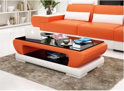 Design skleněný stůl kožená pohovka stůl stoly sklo pohovka obývací stoly
