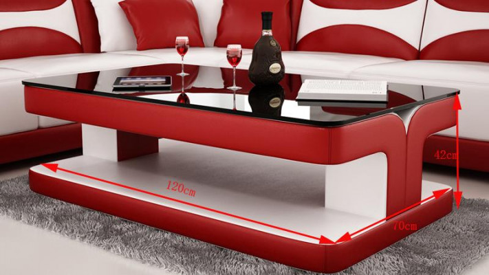 Moderní nábytek stůl Stůl Moderní skleněný stůl Design Stoly Sklo