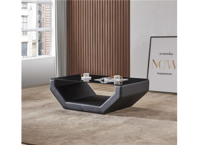 Elegantní luxusní stolky s skleněným designem pro pohovku, gauč, křeslo a stolky z kůže.