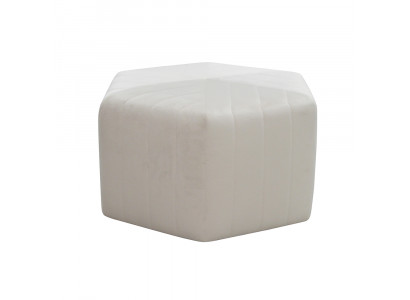 Látka noha otomanská sametová sedací podnožka podnožky Pouf Puff Sitzpouf Textil
