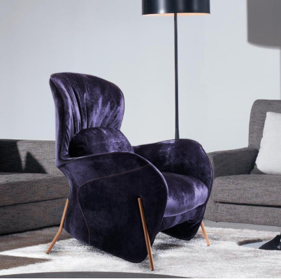 Sessel Club Lounge Designer Stuhl Polster Sofa 1 Sitzer Relax