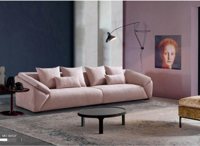 XXL velká pohovka gauč obývací krajina pohovky čalounění 4 sedadla XXL 330 cm