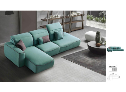 Italská designová rohová sedací souprava rohová lavice koutková textilní sedací souprava sofas