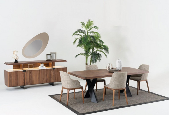 Stůl stůl dřevo nábytek design jídelní stůl design dřevěný stůl 220x100cm.