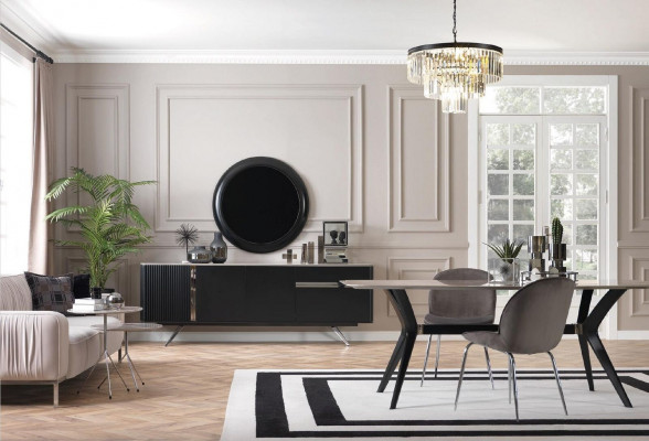 Luxus jídelna jídelní stůl loft design nábytek zařízení