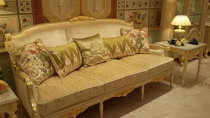 Sofáová sestava 3+1 Set Design Pohovka Čalouněná Pohovka Klasická Luxus Skupina