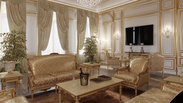 Sofáová sestava 3+1 Set Design Pohovka Čalouněná Pohovka Klasická Luxus Skupina