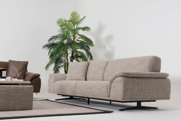 Obývací pokoj Pohovka 3 místa Design Luxus Podavač Couch Moderní Pohovky 250 cm