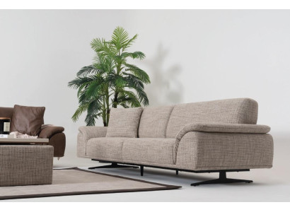 Obývací pokoj Pohovka 3 místa Design Luxus Podavač Couch Moderní Pohovky 250 cm