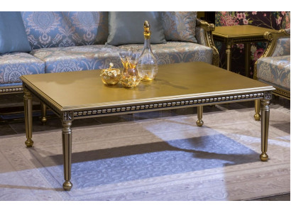 Couch stůl kávové stoly obývacího pokoje luxusní design zlatý nový