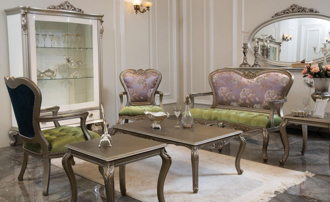 Křeslo 1 místné Zelené Obývací pokoj Elegantní nábytek Luxus Chesterfield Nové