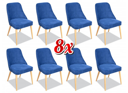 Jídelní židle Set židlí 8x souprava skupin Nové kompletní sedací skupiny design