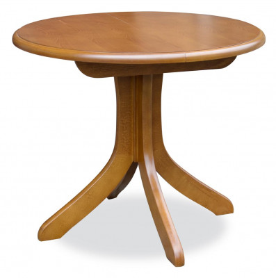 Designový jídelní stůl Moderní stoly Obývací pokoj Dřevo 90x90/125cm Kuchyňské stoly Nový