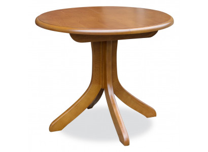 Designový jídelní stůl Moderní stoly Obývací pokoj Dřevo 90x90/125cm Kuchyňské stoly Nový
