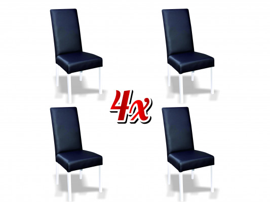 Moderní židle dřevo obývací pokoj nábytek set 4x židle elegantní luxusní nový