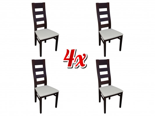 Židle Gastro Jídelna Látka Nový Design Sada 4x Křeslo Židle Dřevo Textilie Potah