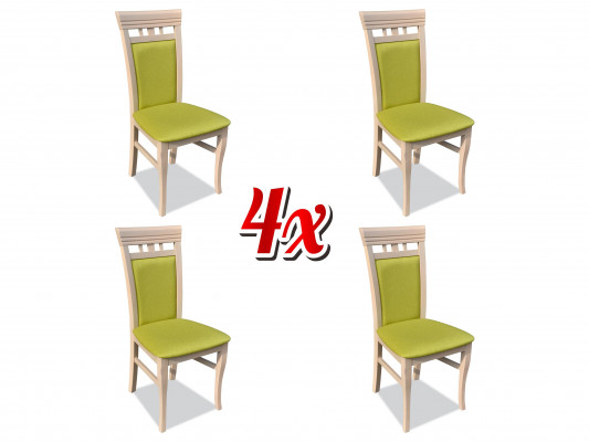 Karnát křesel Nové 4x židle židle polstrované designové loužové kuchyňské sedací místnosti obývací pokoj.