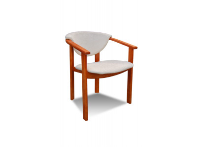 Masivní židle z masivního dřeva, židle do jídelny, designová kůže, židle, židle do jídelny K27.