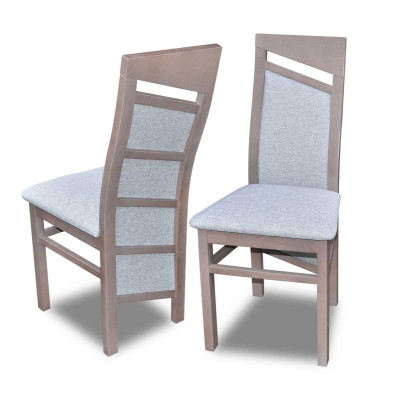 Massivní dřevěná židle, židle do jídelny, designová textilní židle, židle, křesla do jídelny K61!