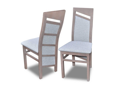 Massivní dřevěná židle, židle do jídelny, designová textilní židle, židle, křesla do jídelny K61!